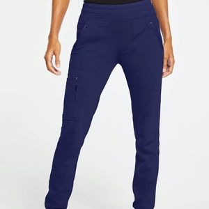 Jaanuu women 10 pocket jogger navy blue small EUC
